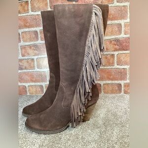 Reba Cowgirly womens Brown tall western boots size 9.5